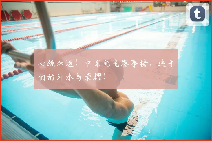 心跳加速！中东电竞赛事榜，选手们的汗水与荣耀！